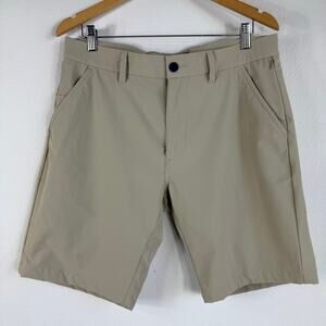 Halsey Sport Chino Shorts Mens 33 Beige 9" Golf